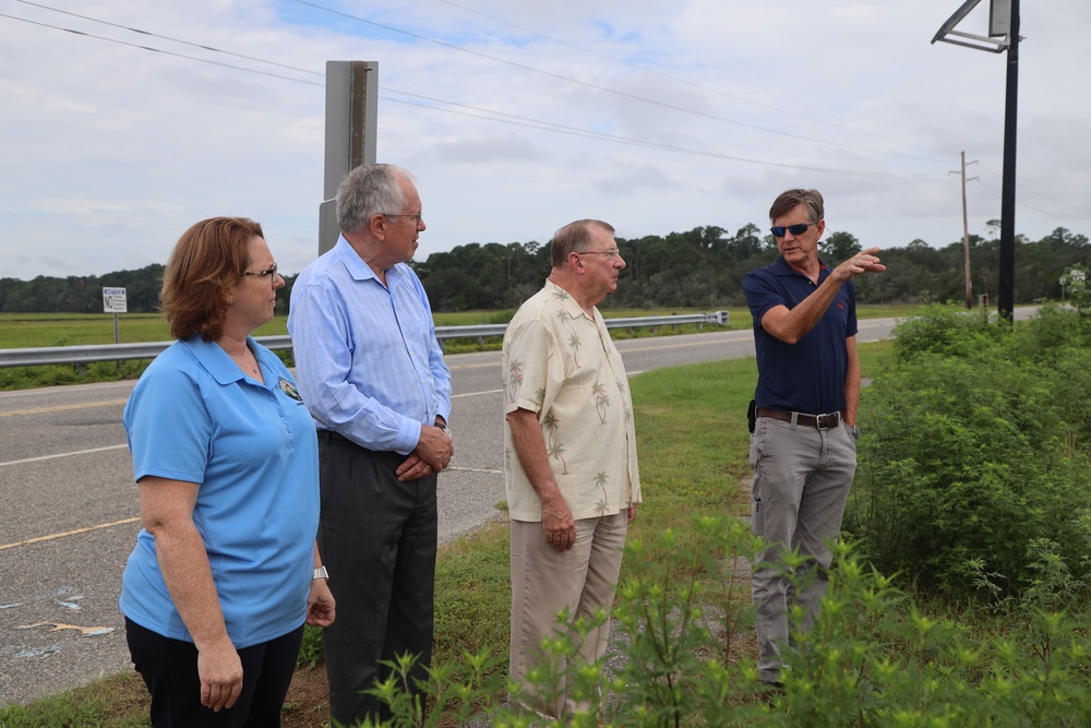 Parris Island's Environmental Division showcases depot's resiliency program with Hilton Head Officials