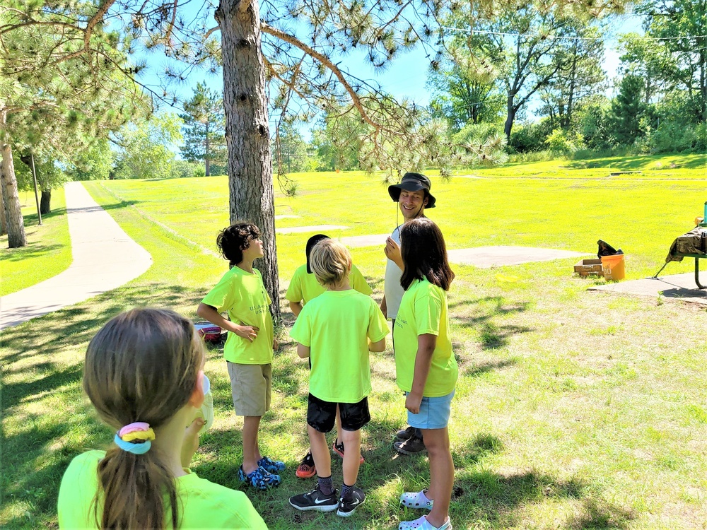 Fort McCoy archaeology team shares knowledge with youth during July 2022 South Post dig