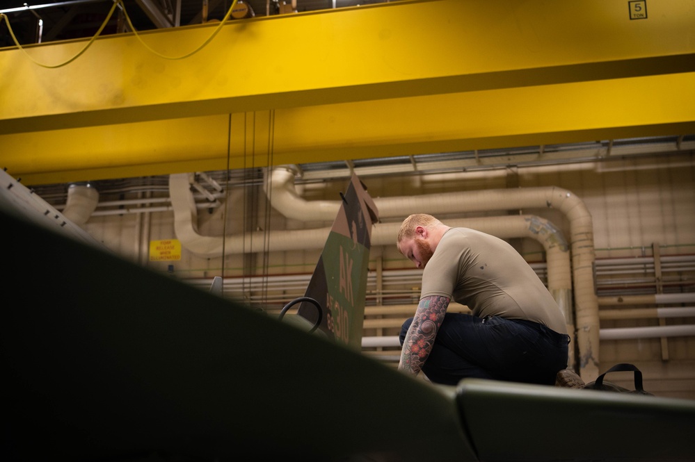 354th MXS Fuels Airmen perform checks