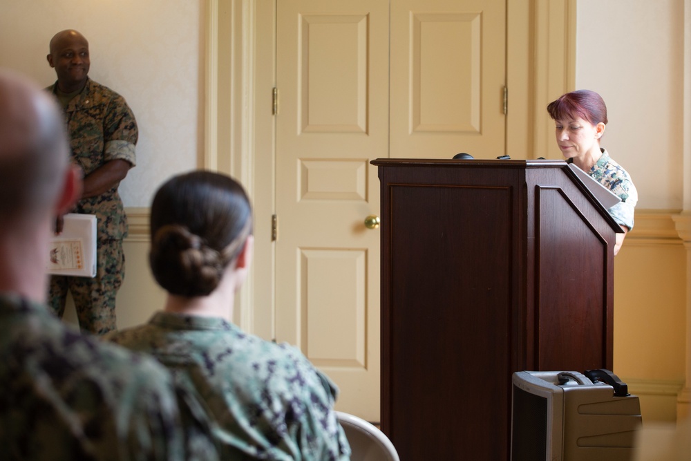 NMCRS Active Duty Fund Drive Award Ceremony