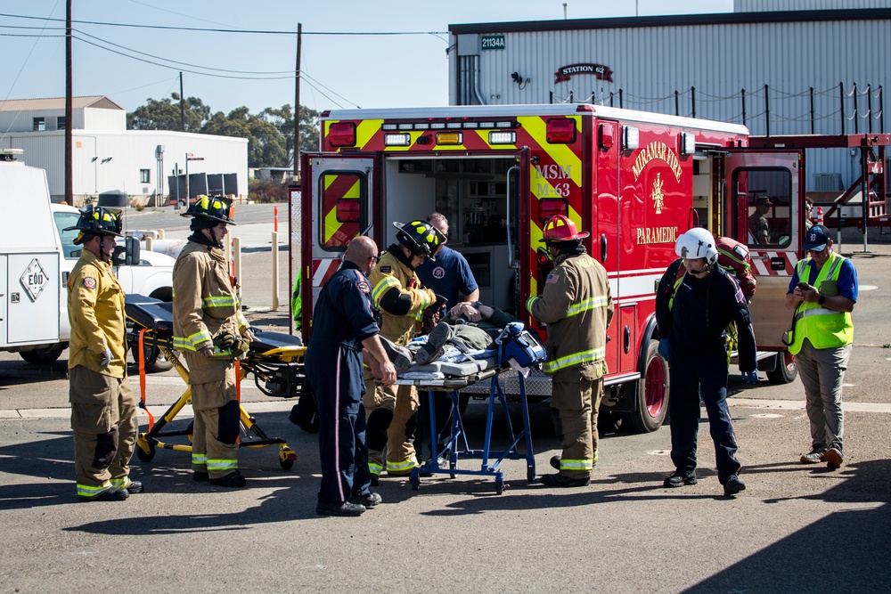 Aircraft mishap exercise MCAS Miramar