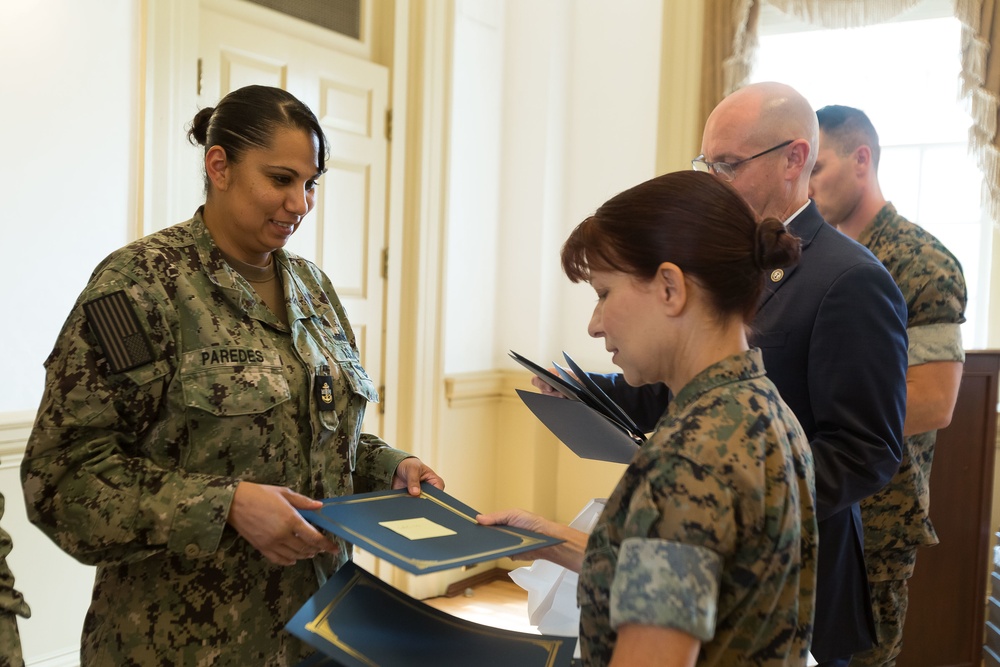 NMCRS Active Duty Fund Drive Award Ceremony
