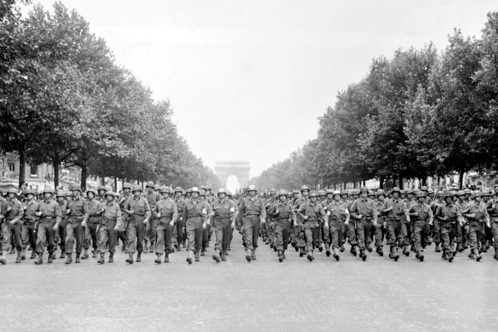 ‘We March In Paris:’ The 28th Division’s triumphant march down the Champs-Elysées
