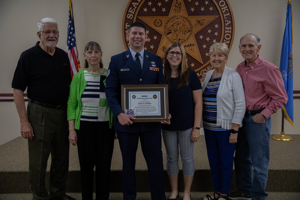 Oklahoma Guardsman recognized for drug abuse prevention work