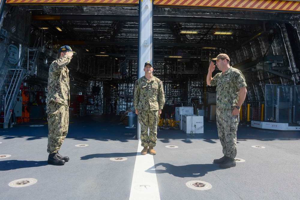 USS Mobile (LCS 26) Holds Exchange of Command Ceremony