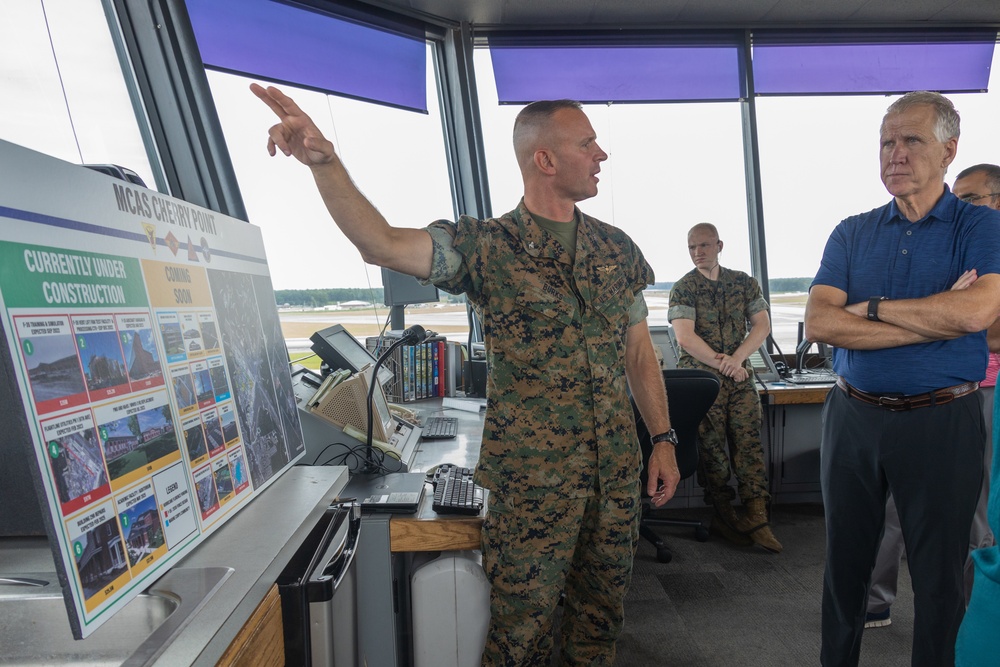 Sen. Tillis Visits Cherry Point