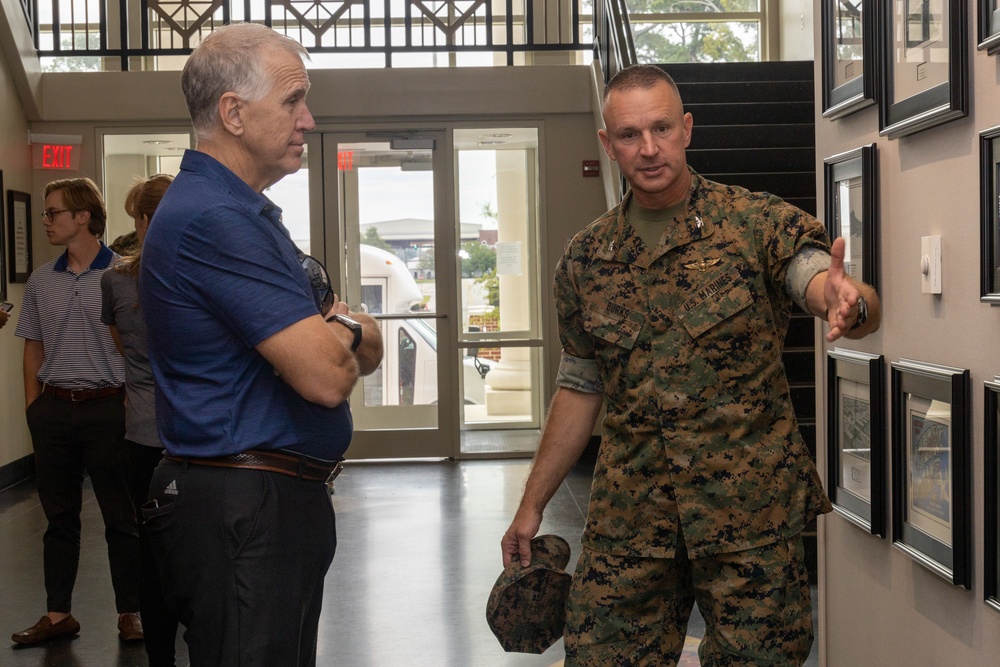 Sen. Tillis Visits Cherry Point