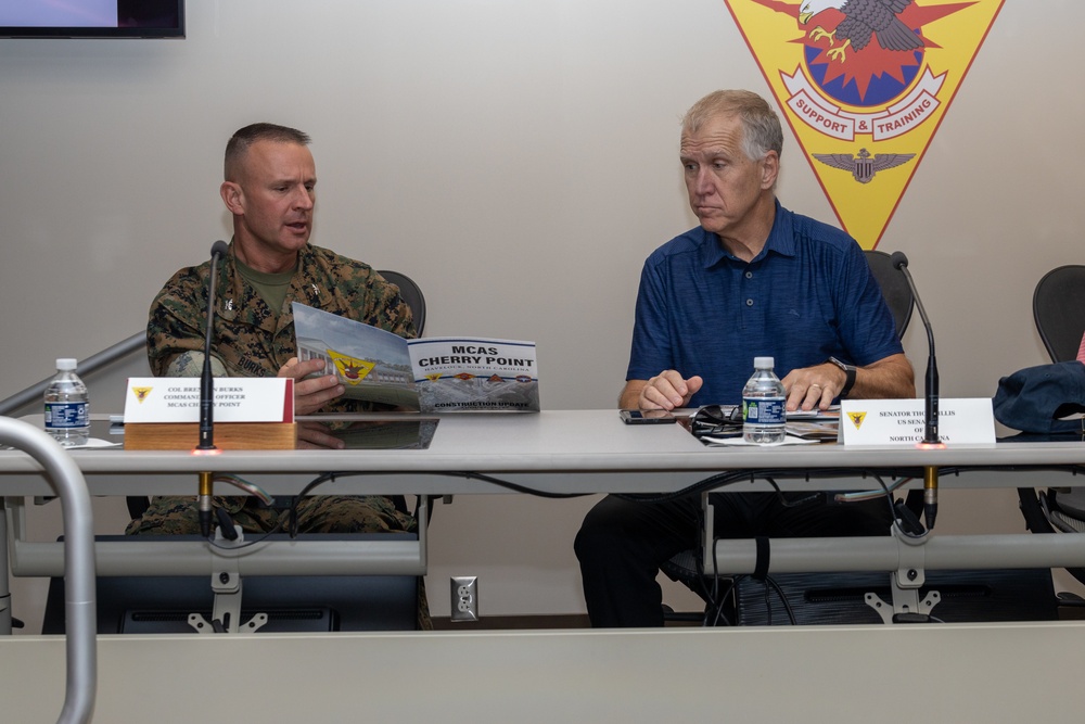 Sen. Tillis Visits Cherry Point