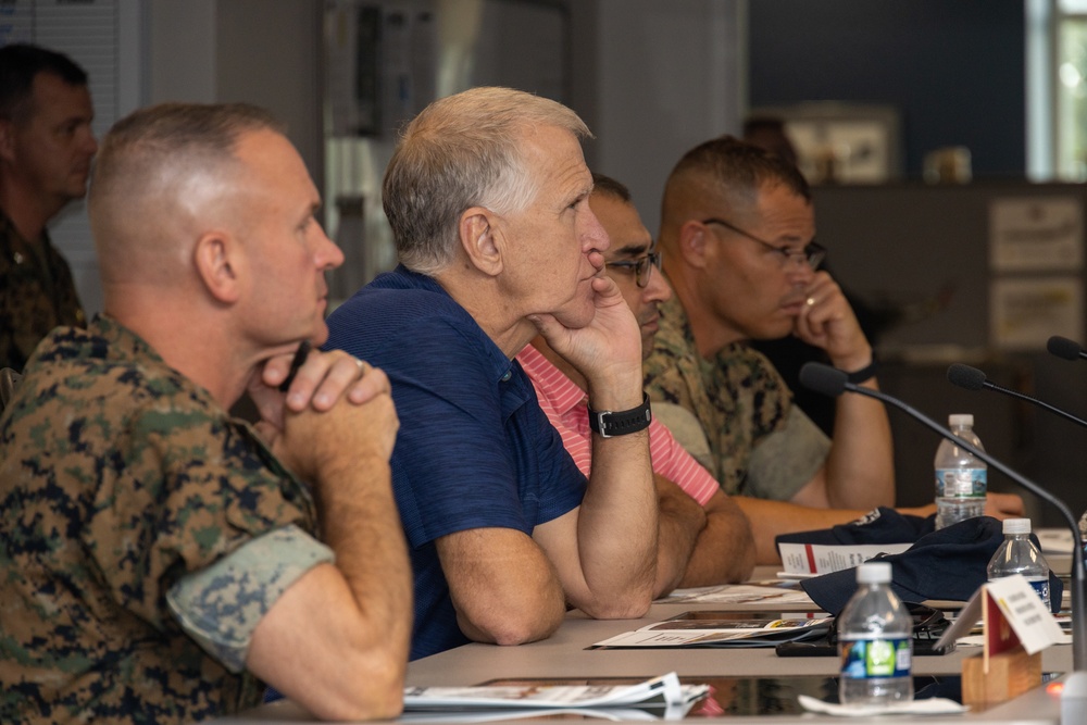 Sen. Tillis Visits Cherry Point