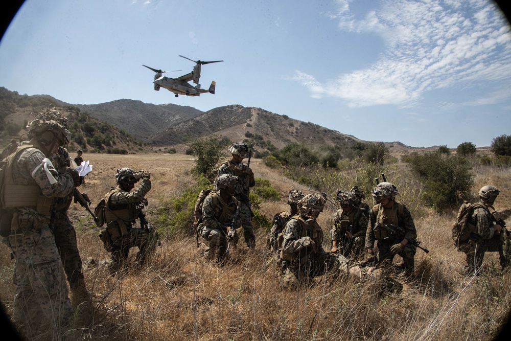 1st Bn., 4th Marines, Tactical Recovery of Aircraft and Personnel training exercise