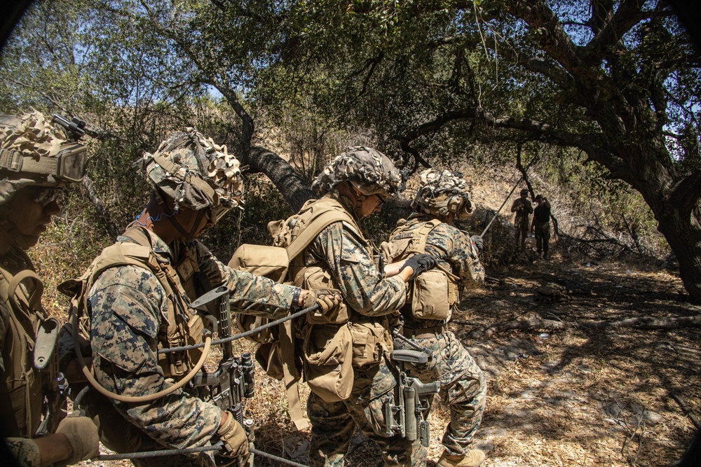 1st Bn., 4th Marines, Tactical Recovery of Aircraft and Personnel training exercise