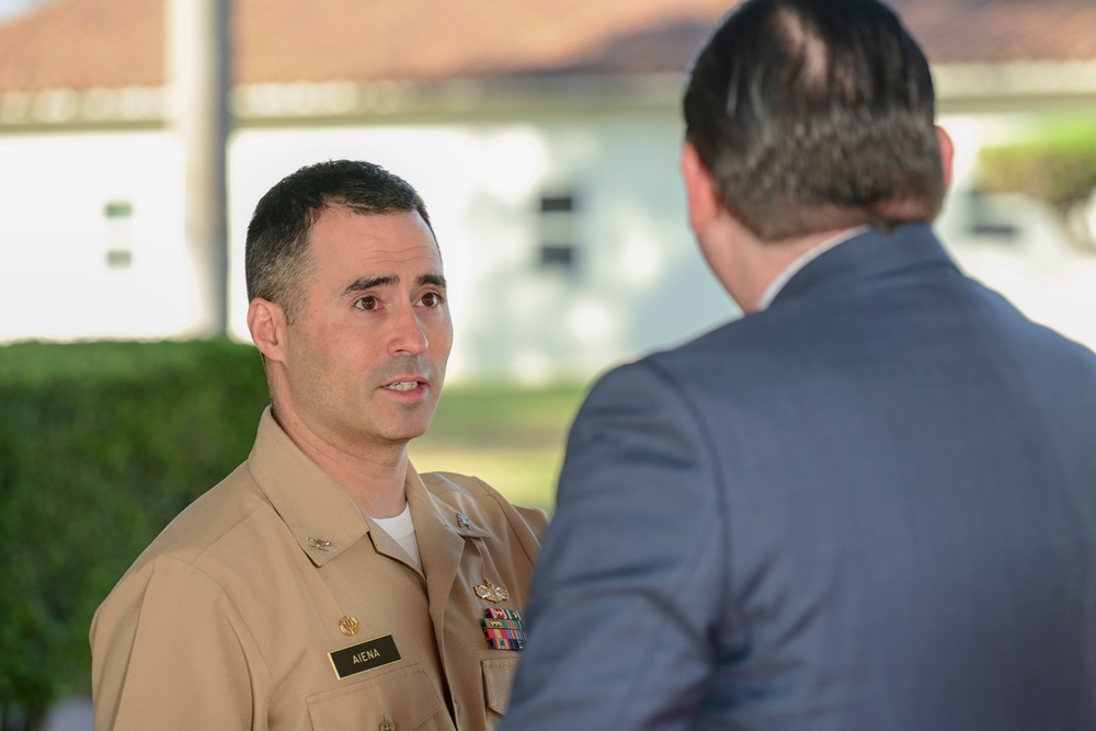 Chief Science Advisor for the Office of the Director, Operational Test and Evaluation, visits NSWC Corona