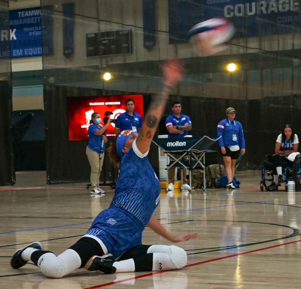2022 DoD Warrior Games Seated Volleyball