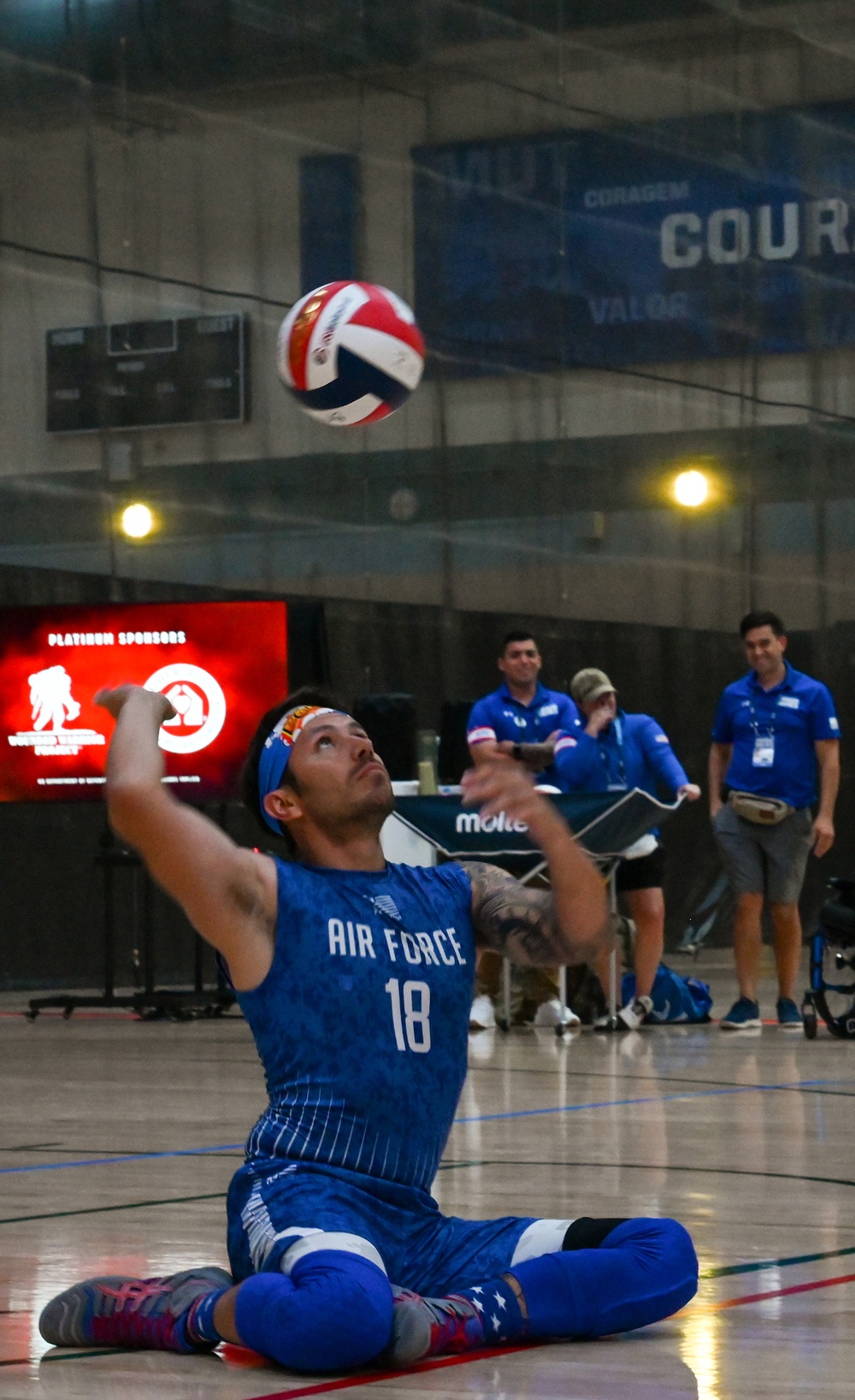 2022 DoD Warrior Games Seated Volleyball