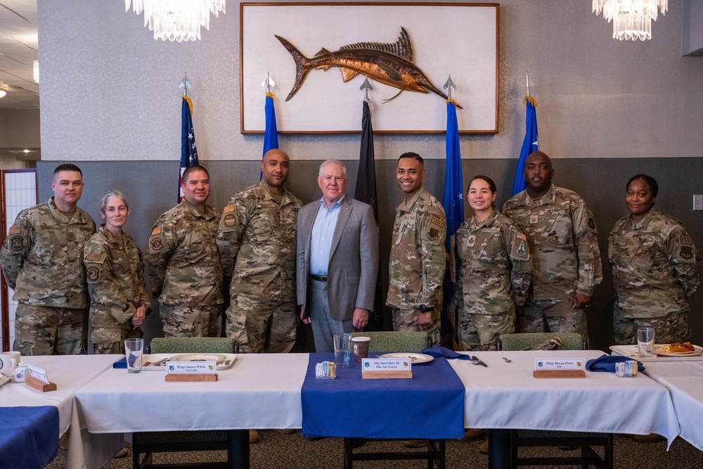 SECAF visits Hickam Airmen