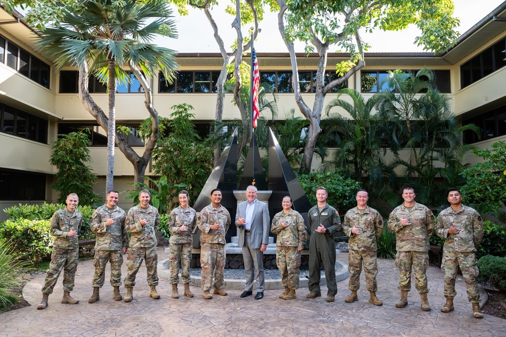 SECAF visits Hickam Airmen