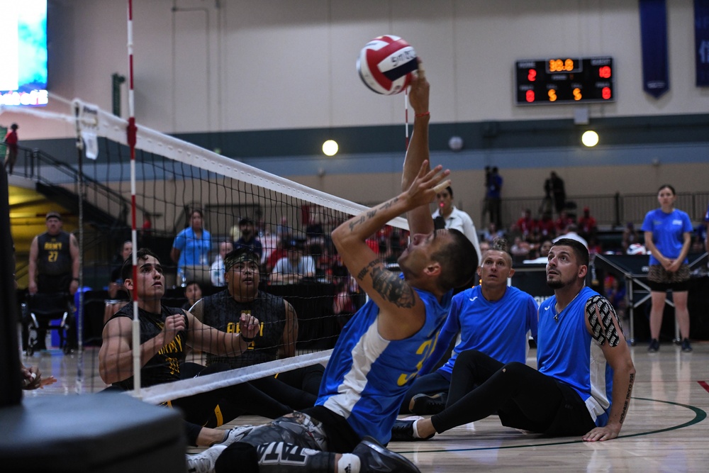2022 DoD Warrior Games Seated Volleyball