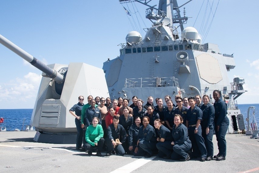 USS Forrest Sherman (DDG 98) Celebrates Women's Equality Day at Sea