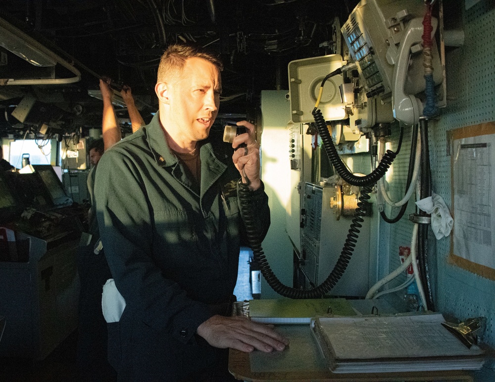 USS Forrest Sherman Underway Operations