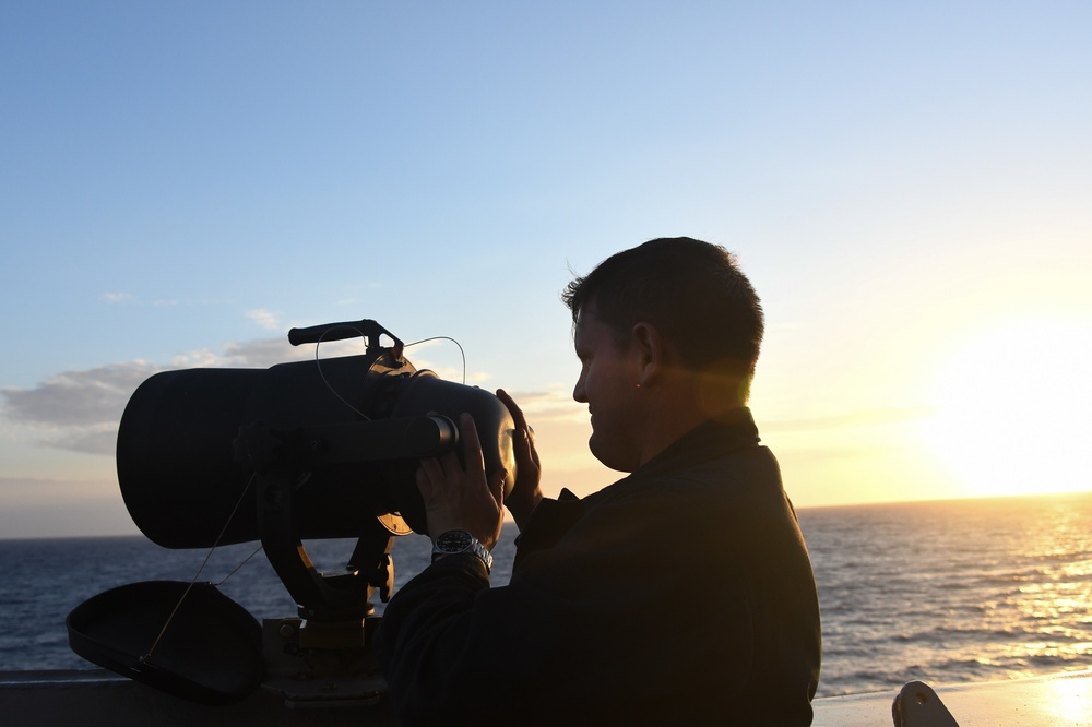 USS Forrest Sherman Underway Operations