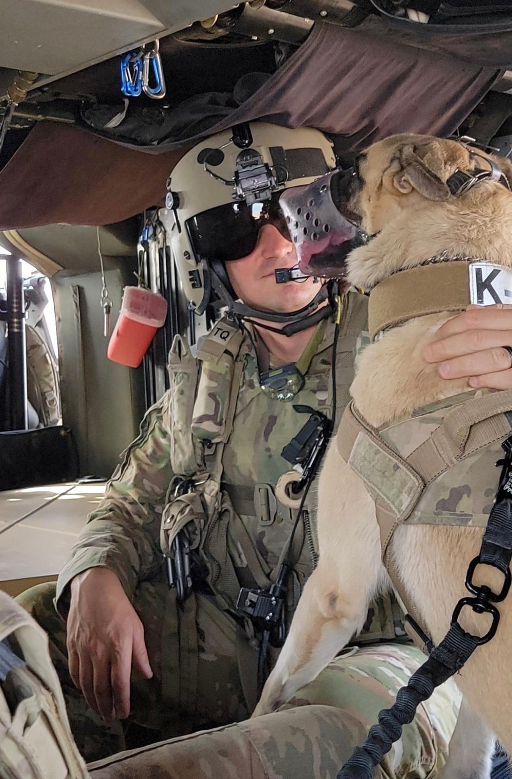 11th CAB ECCN flies with military working dog