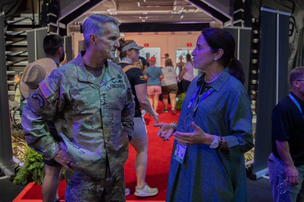 Warrior Games 2022: General Clarke visit