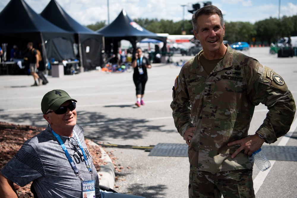 Warrior Games 2022: General Clarke visit