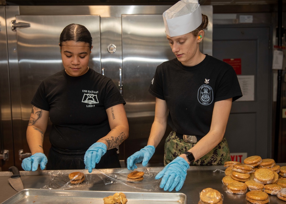 Bataan Culinary Specialists Prepare Food