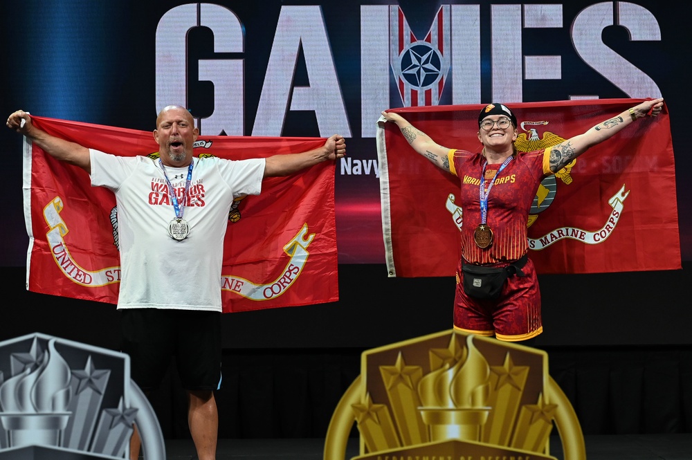 2022 DOD Warrior Games Team Marine Corps - Swimming Medal Ceremony