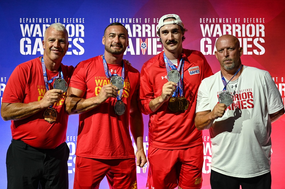 2022 DOD Warrior Games Team Marine Corps - Swimming Medal Ceremony