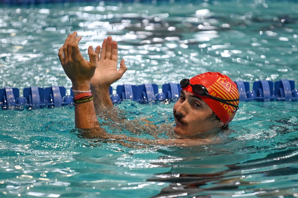 2022 DOD Warrior Games Team Marine Corps - Swimming