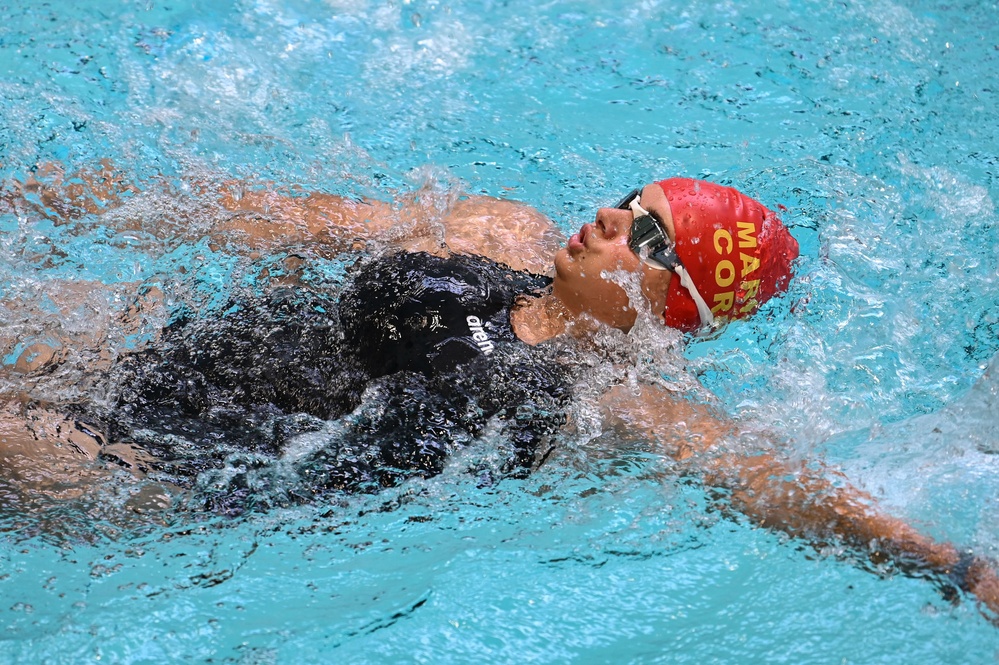 2022 DOD Warrior Games Team Marine Corps - Swimming