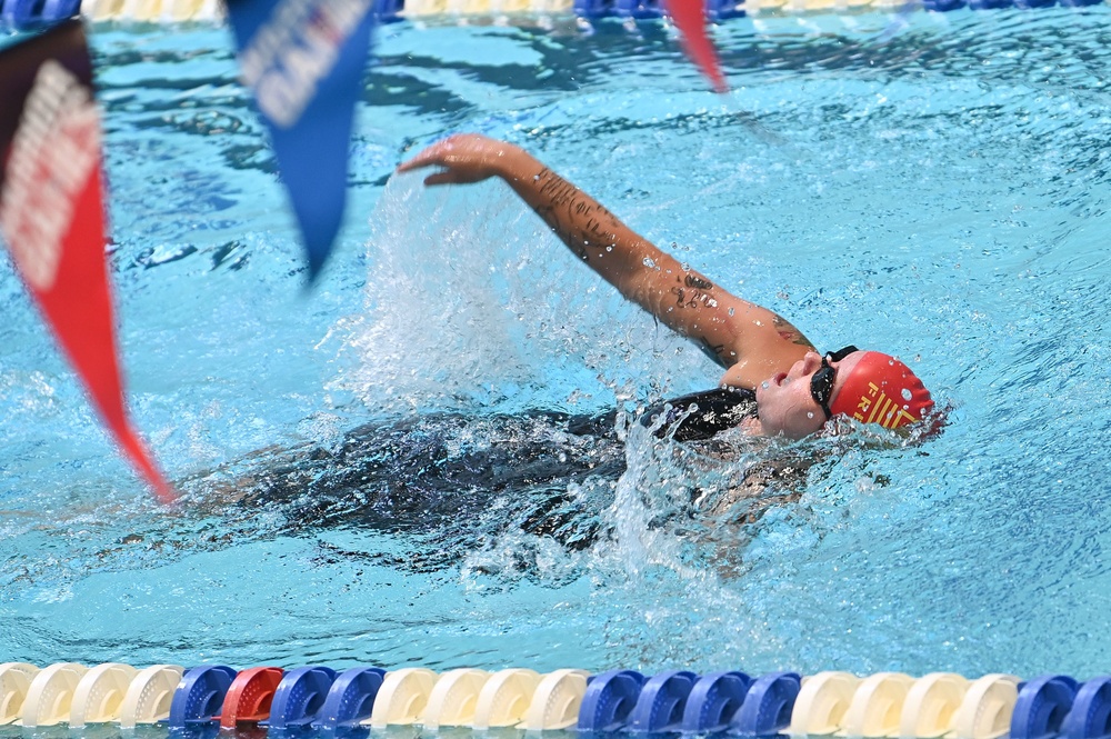 2022 DOD Warrior Games Team Marine Corps - Swimming