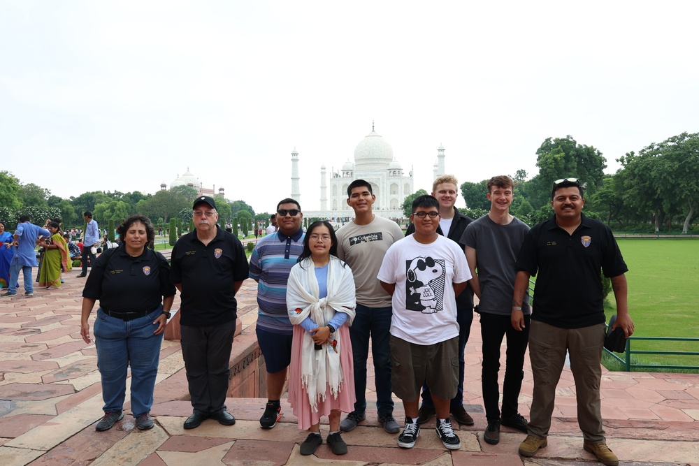 California Cadet Corps at The Taj Mahal