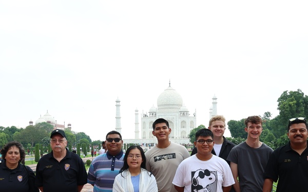 California Cadet Corps at The Taj Mahal
