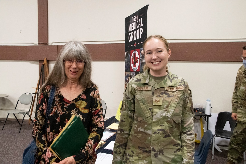 168th Wing Serves Veterans at 2022 VA Stand Down