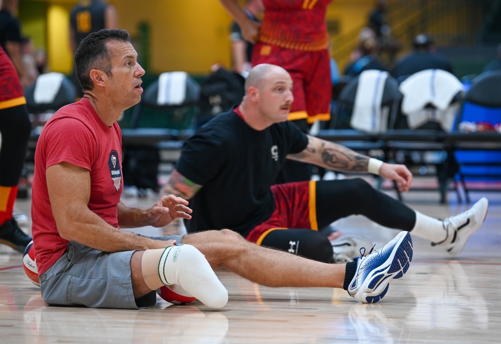 2022 DoD Warrior Games Team Marine Corps - Sitting Volleyball