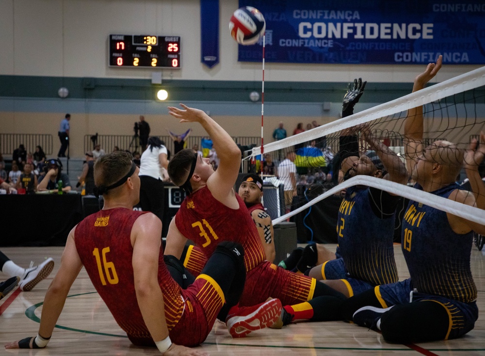 2022 DoD Warrior Games Team Marine Corps - Sitting Volleyball