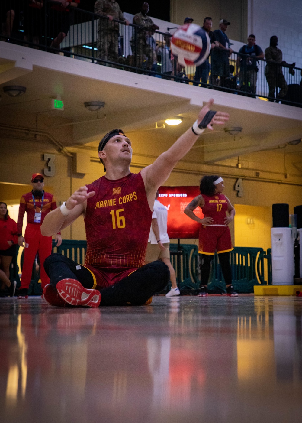 2022 DoD Warrior Games Team Marine Corps - Sitting Volleyball