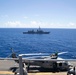 JS Ohnami (DD 111) Sails with USS Tripoli (LHA 7)