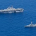 USS Tripoli and JS Ohnami Sail in Formation