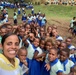 New Friends Play Games, Sing Songs in Honiara