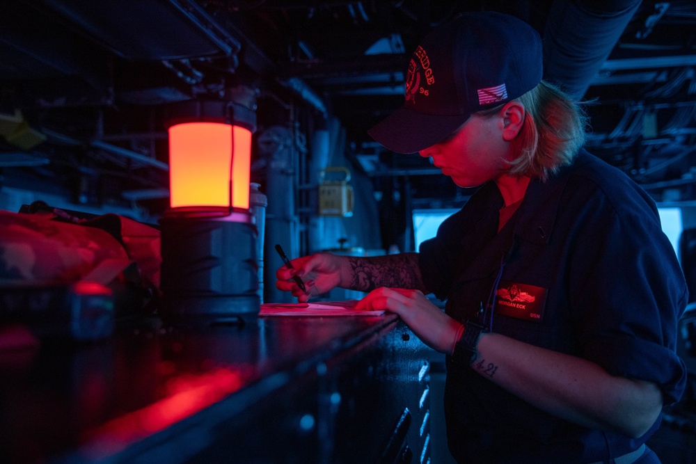 The USS Bainbridge is on a scheduled deployment in the U.S. Naval Forces Europe area of operations, employed by U.S. Sixth Fleet to defend U.S., Allied and Partner interests.