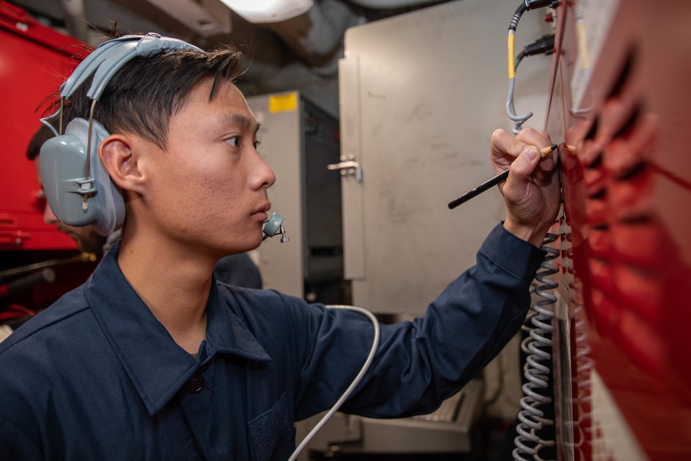 The USS Bainbridge is on a scheduled deployment in the U.S. Naval Forces Europe area of operations, employed by U.S. Sixth Fleet to defend U.S., Allied and Partner interests.
