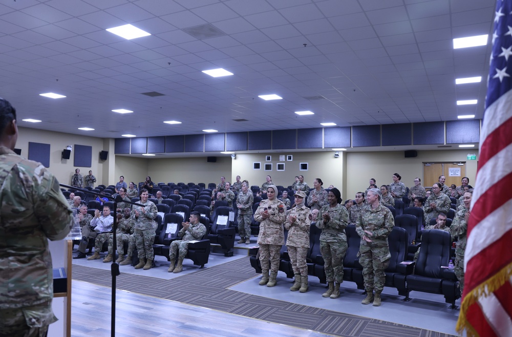 Kuwait Soldiers visit Camp Arifjan during Women’s Equality Day Event, 2022