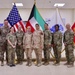Kuwait Soldiers Visit Area Support Group – Kuwait, during Women’s Equality Day Event, 2022