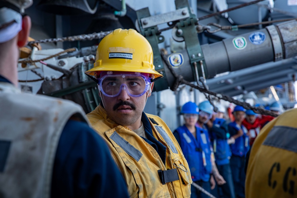 USS Leyte Gulf (CG 55) On Scheduled Deployment