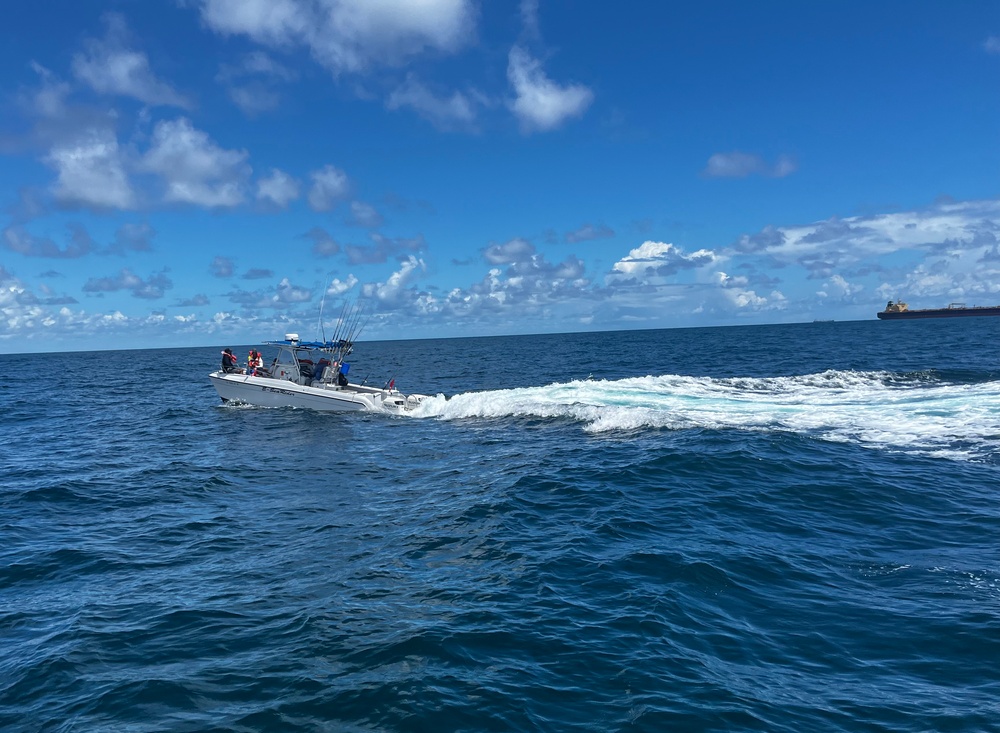 Coast Guard assists 7 aboard vessel taking on water 20 miles off Freeport, Texas
