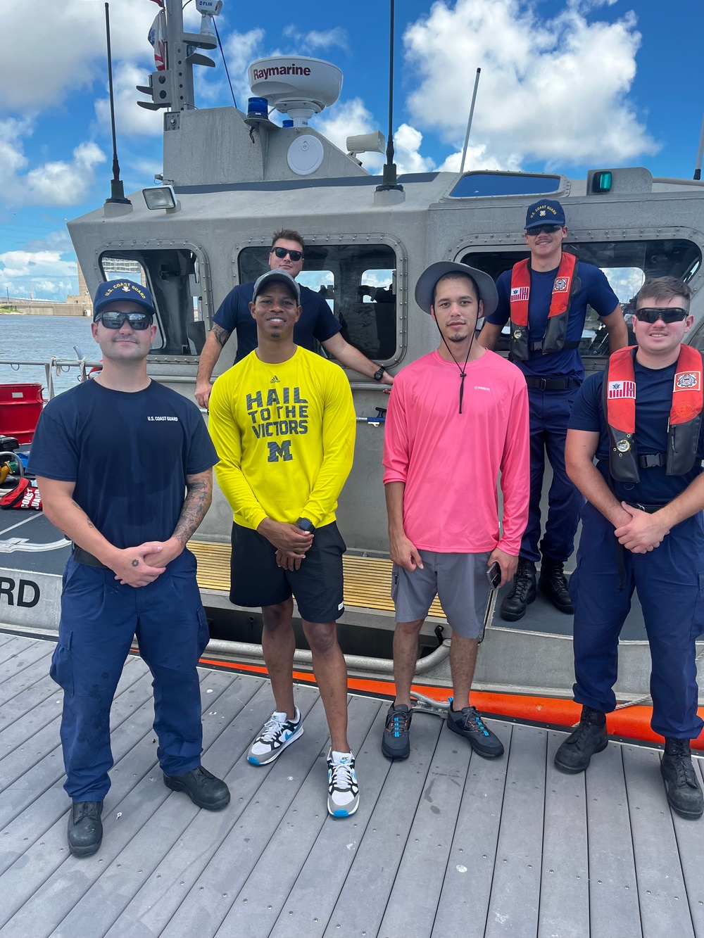 Coast Guard assists 7 aboard vessel taking on water 20 miles off Freeport, Texas