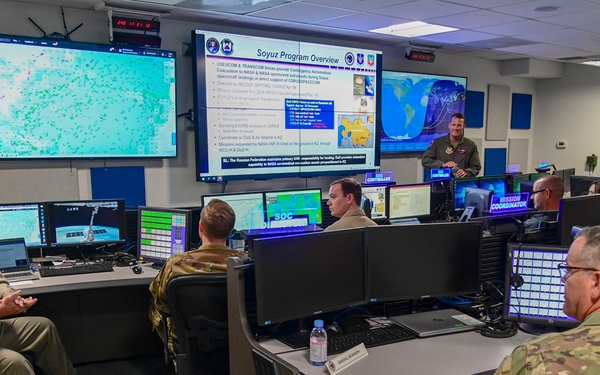 USSPACECOM Leadership Visit Patrick Space Force Base Prior to NASA's Artemis I Launch